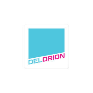 Del Orion Logo Sticker 3-4"